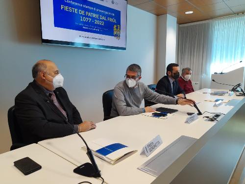 L'assessore regionale Roberti alla presentazione de la Fieste de Patrie dal Friûl 