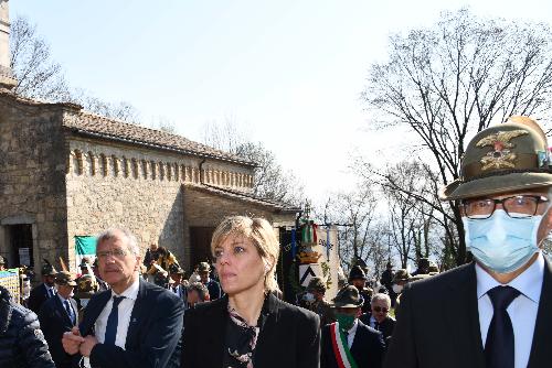 Fasi della commemorazione della strage seguita all'affondamento del piroscafo Galilea, evento giunto al suo 80esimo alla presenza dell'assessore regionale alle Finanze Barbara Zilli