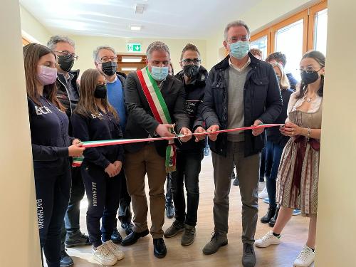 La cerimonia di avvio dei lavori al liceo Bachmann di Tarvisio alla presenza dell'assessore regionale alle Infrastrutture Graziano Pizzimenti