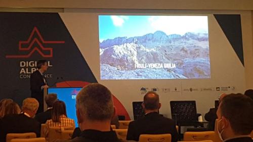 Un momento della seconda edizione della Digital Alps Conference ospitata a Trieste dalla Regione Friuli Venezia Giulia