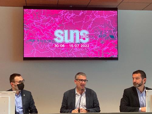 L'assessore regionale alle Lingue minoritarie, Pierpaolo Roberti, alla presentazione dell'ottava edizione di Suns Europe