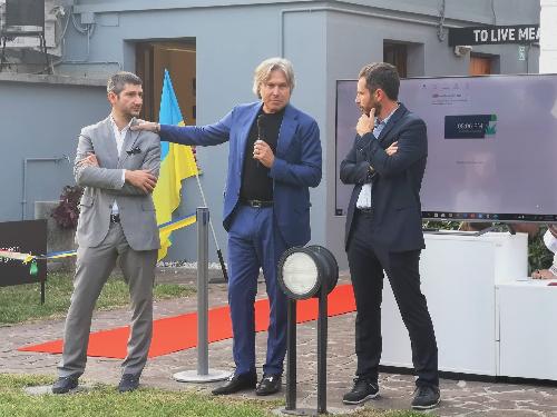 L'assessore Bini interviene all'inaugurazione a Villa Tavagnacco di Manzano della European Design School - The Italian Gateway