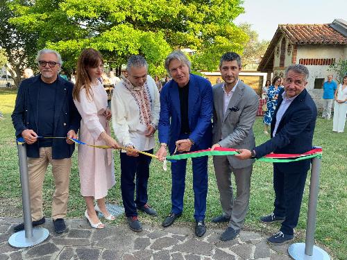 L'assessore Bini interviene all'inaugurazione a Villa Tavagnacco di Manzano della European Design School - The Italian Gateway
