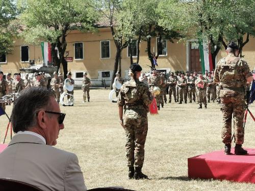 L'assessore Fabio Scoccimarro alla cerimonia tenutasi a Villa Opicina 