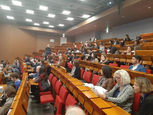 I partecipanti agli Ernesto Illy Colloquia 2022 all'Ictp di Miramare