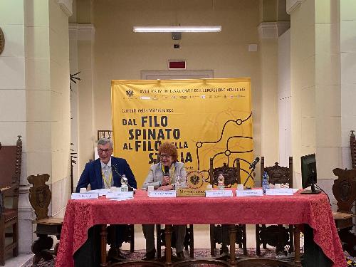 L'assessore alla Cultura al convegno "Dal filo spinato al filo della storia" a Udine