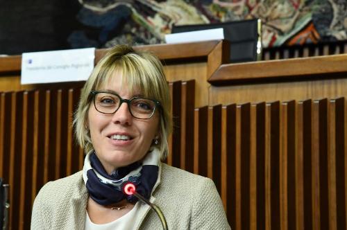 L’assessore regionale alle Finanze Barbara Zilli