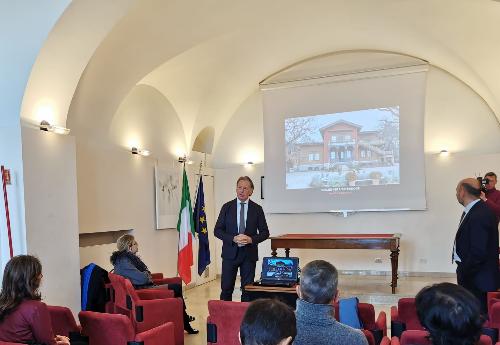 L'intervento dell'assessore Scoccimarro alla presentazione del progetto sul parco energetico di Villa Revoltella a Trieste