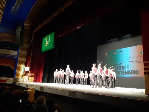 Il concerto per celebrare i cento anni di fondazione della sezione Ana di Trieste.