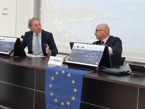 L’assessore regionale alla Difesa dell’ambiente, energia e sviluppo sostenibile Fabio Scoccimarro interviene al convegno "Il Golfo di Trieste tra sviluppo e sostenibilità" 