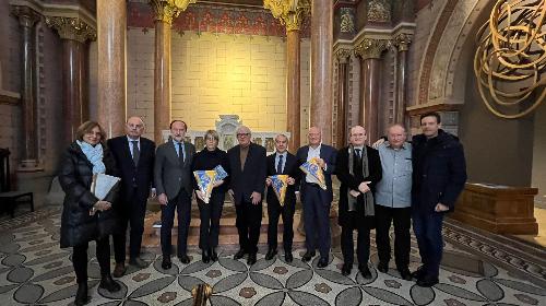 L'assessore Barbara Zilli, al centro, con la delegazione friulana ha incontrato il Console generale italiano a Lione