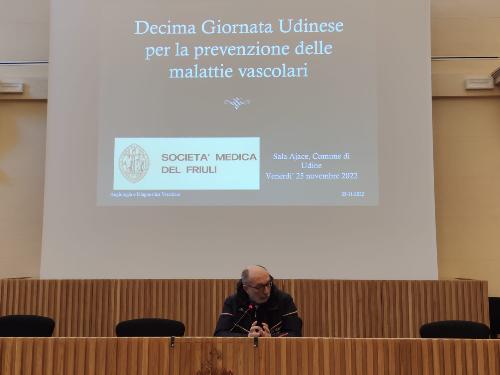 Il vicegovernatore Riccardo Riccardi interviene alla Giornata udinese per la prevenzione delle malattie vascolari