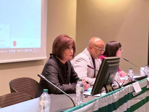 L'assessore regionale al Lavoro, Formazione, Università e Famiglia Alessia Rosolen al convegno Anolf sull'emergenza ucraina