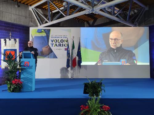 Il vicegovernatore Riccardi interviente alla 22esima Giornata del volontario della Protezione civile del Friuli Venezia Giulia