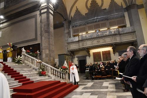 Momenti della Messa dello Spadone nel duomo di Cividale del Friuli