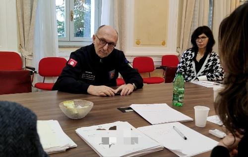Il vicegovernatore Riccardo Riccardi al Comitato provinciale per l'ordine e la sicurezza pubblica tenutosi oggi in Prefettura a Gorizia