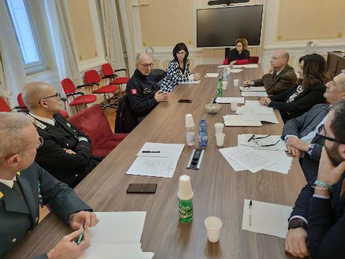 Il vicegovernatore Riccardi al Comitato provinciale per l'ordine e la sicurezza pubblica a Gorizia 
