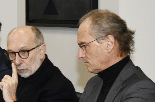 Il vicegovernatore Riccardo Riccardi e il presidente di Fondazione Friuli Giuseppe Morandini