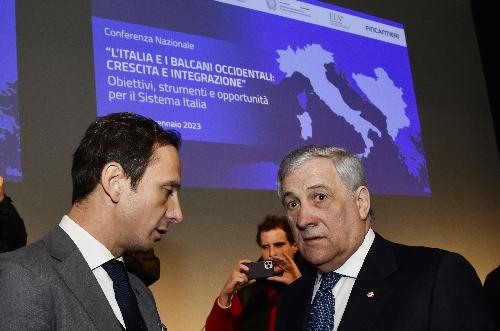 Il Governatore Fedriga assieme al ministro Tajani
