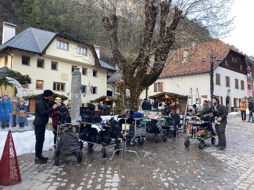 Il set di "Fiori sopra l'inferno" a Tarvisio