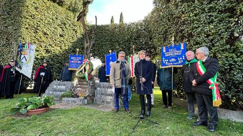 L'assessore regionale Barbara Zilli in una delle cerimonie che si sono svolte a Udine