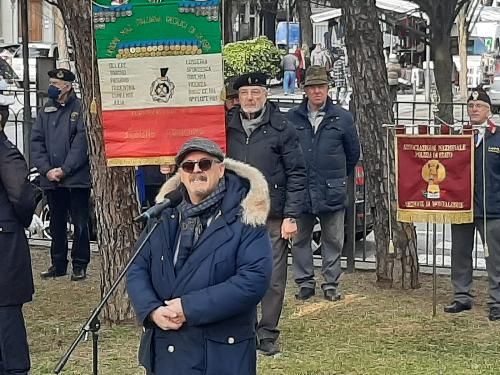 L'assessore regionale al Patrimonio Sebastiano Callari interviene a Monfalcone alla cerimonia per le vittime civili delle guerre