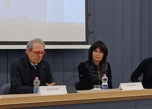 L'assessore Alessia Rosolen al convegno organizzato dalla Biofarm Gropu a Mereto di Tomba (Udine)