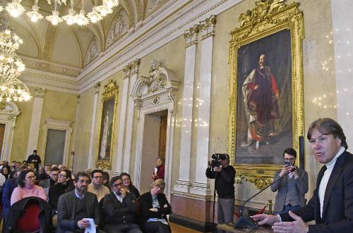 L'assessore regionale Sergio Emidio Bini nel corso del suo intervento