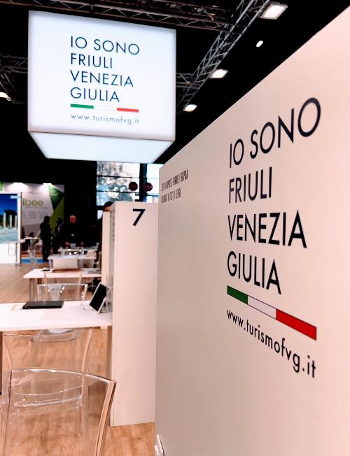 Lo stand "Io Sono Friuli Venezia Giulia" alla Bit di Milano