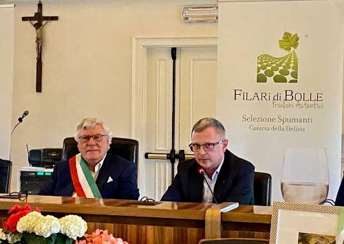 L'intervento dell'assessore regionale Stefano Zannier in occasione della cerimonia di inaugurazione della 75. edizione della Sagra del vino di Casarsa