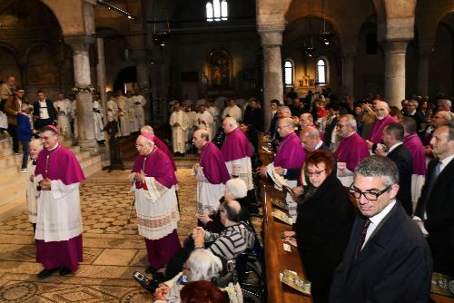 L'assessore regionale Pierpaolo Roberti alla cerimonia di insediamento del nuovo vescovo di Trieste mons. Enrico Trevisi