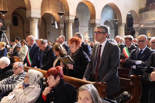 L'assessore regionale Pierpaolo Roberti alla cerimonia di insediamento del nuovo vescovo di Trieste mons. Enrico Trevisi