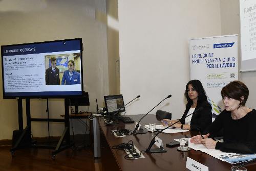 L'assessore Rosolen interviene alla presentazione dei Recruiting days di Costa crociere a Trieste