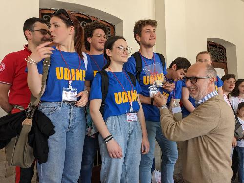 L'assessore regionale alla Salute Riccardo Riccardi a Palmanova per le le Olimpiadi della salute della Cri