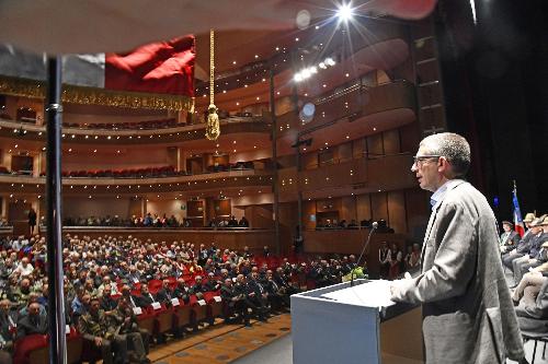 L'assessore Roberti interviene a Udine all'incontro con le sezioni estere dell'Ana in occasione della 94esima Adunata nazionale degli Alpini