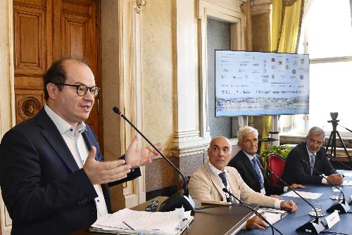 Il vicegovernatore del Friuli Venezia Giulia Mario Anzil all'apertura della dodicesima edizione di Mare Nordest