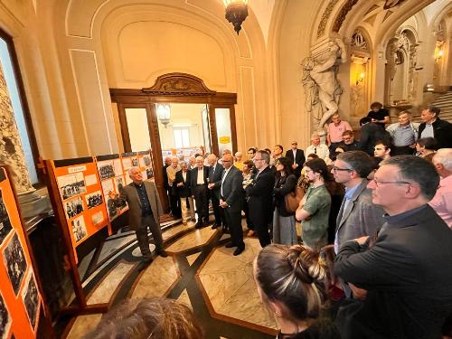 La mostra fotografica dedicata a don Marzari.