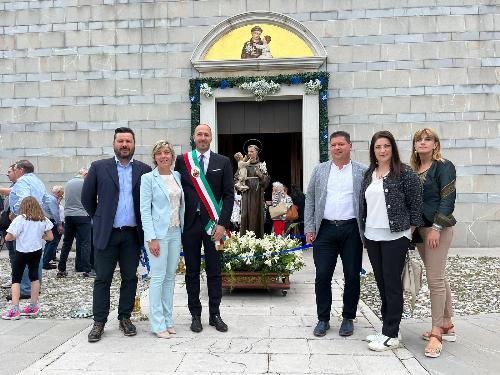 L'assessore regionale alle Finanze, Barbara Zilli, a Gemona del Friuli, per celebrare la ricorrenza del Patrono della cittadina.
