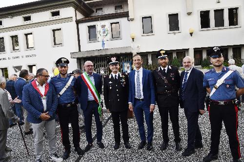 Il governatore del Friuli Venezia Giulia Massimiliano Fedriga all'apertura della 52esima Fiera dei vini di Corno di Rosazzo.