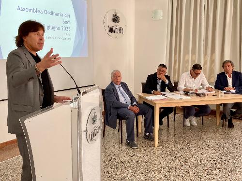L'intervento dell'assessore regionale alle Attività produttive e Turismo, Sergio Emidio Bini, all'assemblea ordinaria dell'Ente bilaterale artigianato del Friuli Venezia Giulia (Ebiart).