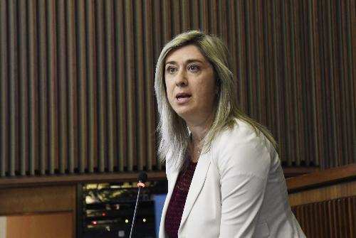 L'assessore regionale alle Infrastrutture e Territorio, Cristina Amirante