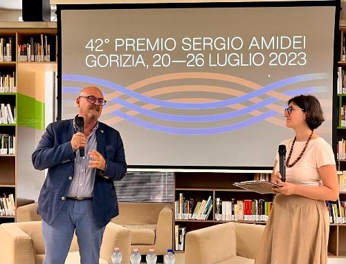 L'assesore regionale al Patrimonio Sebastiano Callari alla presentazione della quarantaduesima edizione del Premio Sergio Amidei.