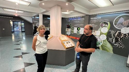 Barbara Zilli con il direttore scientifico Francesco Barbieri