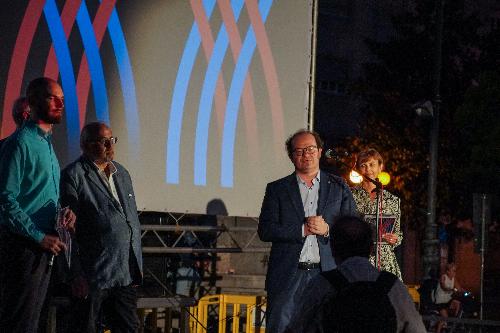 Il vicegovernatore Mario Anzil all'apertura del Premio Amidei 2023