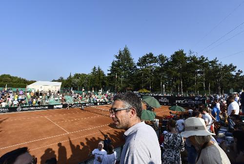 L'assessore regionale Pierpaolo Roberti al torneo Città di Trieste