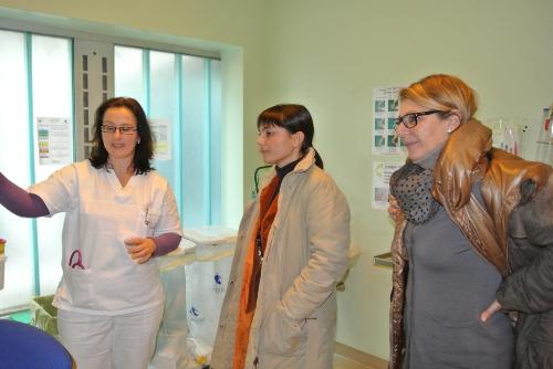 Debora Serracchiani (Presidente Friuli Venezia Giulia) e Maria Sandra Telesca (Assessore regionale Salute) in visita all’ospedale di Cattinara – Trieste, 28/01/82014