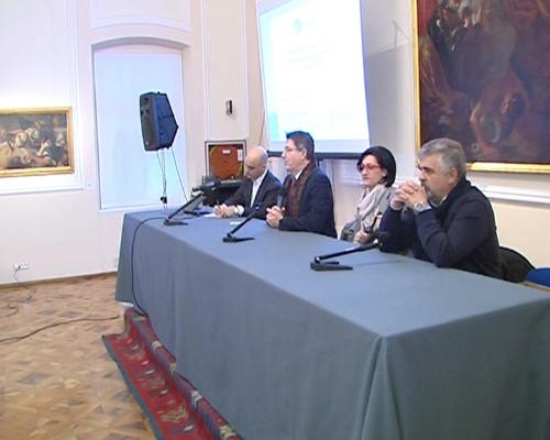 Sara Vito (assessore regionale Ambiente ed Energia), Enrico Gherghetta (presidente Provincia Gorizia) e Flavio Gabrielcig (Direttore C.A.T.O Orientale) alla presentazione dello studio per il Piano di manutenzione del fiume Isonzo – Gorizia 10/02/2014