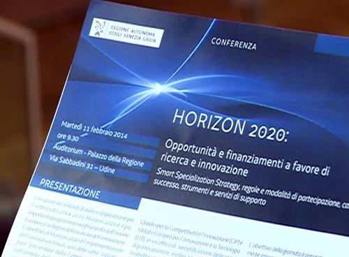 Presentazione di "Horizon 2020", Programma Quadro europeo per la Ricerca e l'Innovazione (2014-2020), con Loredana Panariti (Assessore regionale Lavoro, Formazione, Istruzione, Pari Opportunità, Politiche giovanili e Ricerca) - Udine 11/02/2014