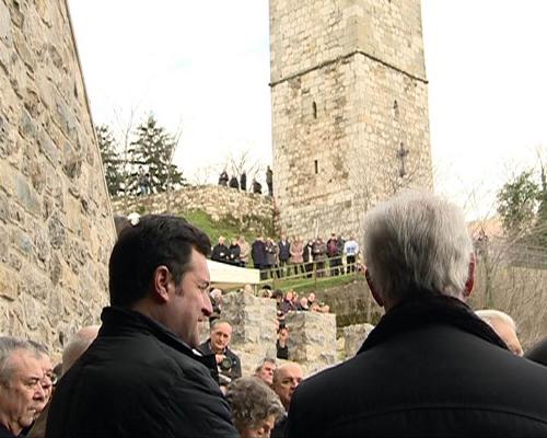 Franco Iacop (Presidente Consiglio regionale) all'inaugurazione del castello - Artegna 15/02/2014
