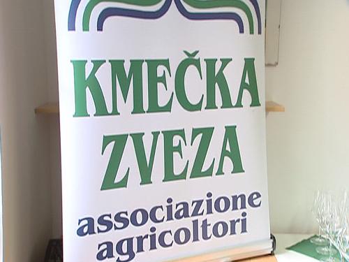 Logo della Kmecka Zveza-Associazione Agricoltori, con sede in via Ghega - Trieste 21/02/2014